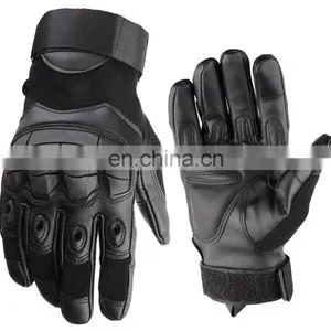 Breathable Comfort Leather Gloves Motorcycle Guantes Para Moto Gloves Black Sandy Olive Impact/slip Resistant SONICE3132 CN;JIA thumbnail-1