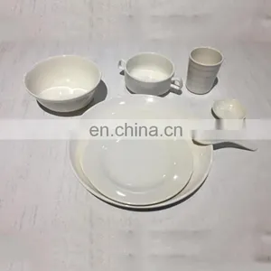 Restaurant Hotel Supply Unbreakable Super Ware Ceramic Like Melamine Dinner Set thumbnail-1