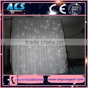 AC Beauty Wedding Club DJ High Quality Led Star Cloth Curtain thumbnail-1