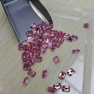 Wholesale Loose Colorful Oval Moissanite Diamond Pink Yellow Green Blue Color Moissanite With GRA Certificate thumbnail-4