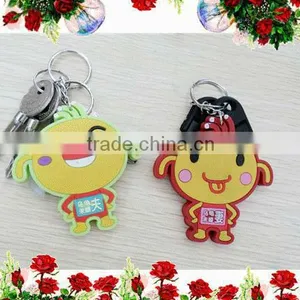 Cute Cartoon Kids Keychain, Soft PVC Keychain, Giveaway Gifts thumbnail-1