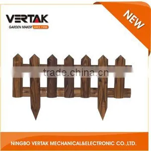 BSCI Factory Hot Sale Wicker Wooden Garden Fence, Beautifulwooden Garden Edging Fence thumbnail-1