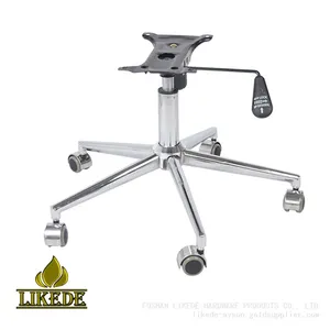 Modern 5-Star Swivel Chair Base Low-Priced Chrome Iron Furniture Legs and Metal Base thumbnail-1