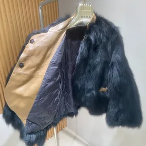 Fox Fur Coat, Belly Fur, Real Fur, Short Fur thumbnail-3