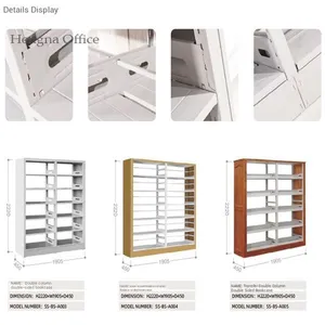 Retail Display Bookcase | HN-RC01 | Double Sided | Bookstop Design | Commercial Grade | Bookstore Shelving- OEM/ODM Factory thumbnail-3