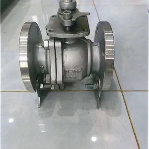 API 608 Compliant ANSI Stainless Steel Ball Valve Featuring ASME B16.5 Flange Standard for Reliable Connections thumbnail-1