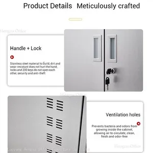 Mold-Resistant Cleaning Cabinet With Drying Rods for Bathrooms | Easy to Clean and Maintain thumbnail-3