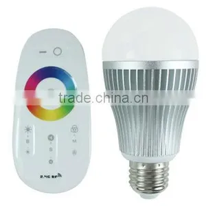 2013 New Design CE,Rohs,UL Approved Multi-color E27 Led Light Bulb With Remote 6w thumbnail-1