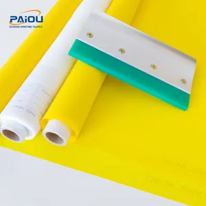 Dpp Polyester Mesh Screen Printing Mesh 165 Width White and Yellow thumbnail-2