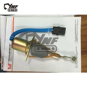 High Quality Excavator Parts 12V 24V Diesel Engine Fuel Stop Solenoid Valve PC350-7 3930234 232c-1115030 thumbnail-4
