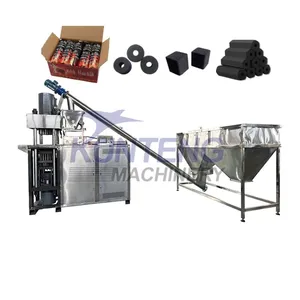 Automatic Solid Alcohol Block Camphor Ball Hydraulic Briquetting Machine EPC thumbnail-1