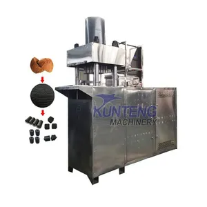 Small Bagasse Charcoal Briquetting Machine Charcoal Compressing Machine Product Line EPC thumbnail-1