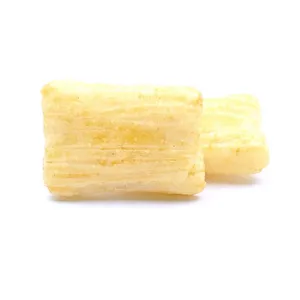 Baked Non-Fried Garlic Shoyu Rice Crackers, Ribbed Rectangular Japanese Rice Puff Snacks, Asian Savory Grain Snacks thumbnail-3