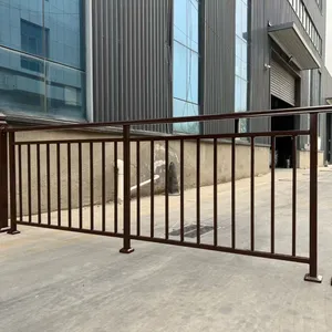 2.0mm Thick Zinc Steel Fence, 3m Length, 100x50mm Tube, Electro-Galvanized Surface thumbnail-1