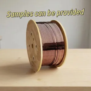 Customized Flat Solid Enameled Copper Wire Winding Electromagnetic Induction With 600V Rated Voltage thumbnail-1
