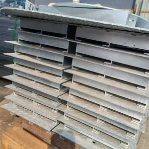 Ductile Iron Trench Grating D400 Load Class 500x500mm With Hinged Locking Mechanism thumbnail-1