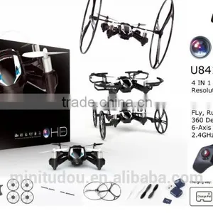 2016 Hot Sales 4CH With 6 Axis Gyro 841-1 4 in 1 With HD Camera 3D Flip thumbnail-2