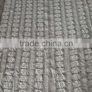 Wholesale Garment Accessory Glass Yarn Embroidery Cotton Lace Fabric thumbnail-2