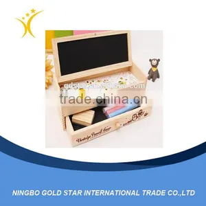 New Design Multi-function Wooden Pencil Case Box thumbnail-2