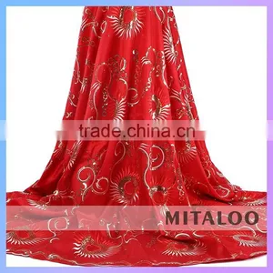 Mitaloo African Embroidery Silk George Fabric MGP1003 thumbnail-1