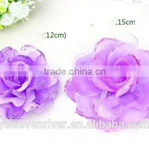 Simulation of Rose Flowers Wedding Bride Bridesmaid Headdress The Dance Studio Headdress Flower The Seaside Beach Accessories thumbnail-1