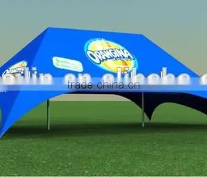 Factory Sale White Oxford Fabric Star Tents Star Shaped Canopy Tent Star Shade Tent Canopy Star Sun Shelter thumbnail-3