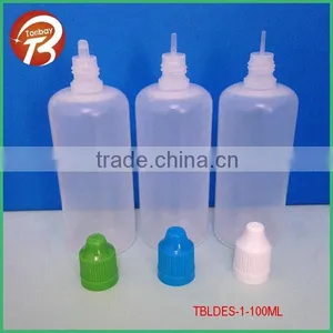 New Mold 100ml LDPE E-cig Liquid Bottle With Kinds of Tips & Childproof CapsTBLDES-1-100ML thumbnail-1