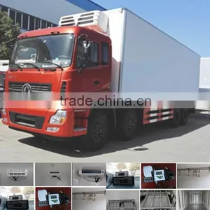 Red Color Refrigerated Truck Box Refrigerated Van Truck thumbnail-1