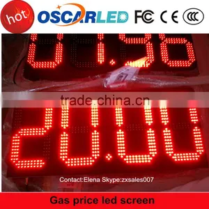 Single Color P10 Outdoor Led Advertising Screen/ Gas Led Gas Price Sign With High Quality thumbnail-1