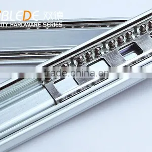 45mm 3 Fold Ball Bearing Undermount Drawer Slide thumbnail-3