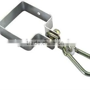 M10*100 MM Nickel Plated Square Collar Swing Hook With Industrial Snap Hook In Carabiner Rigging Hardware Manufacturer thumbnail-2