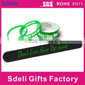 Custom Silicone Ruler Slap Bracelet for Promotional Gifts thumbnail-1