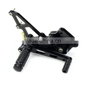 ARS-K6 Wholesale Billet Aluminum Adjustable Footrest Peg Motorcycle for Suzuki GSXR 600/750 06-09 thumbnail-5
