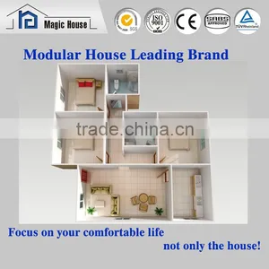 Hot Galvanized Steel Structure House Fire Proof Foam Cement House With Low Cost thumbnail-2