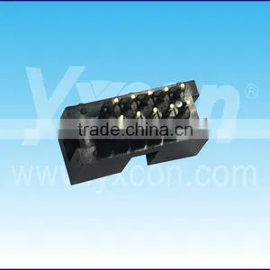 Dongguan Yxcon 2.54mm Pitch Dual Layer Dual Row Straight Box Header Connector thumbnail-4