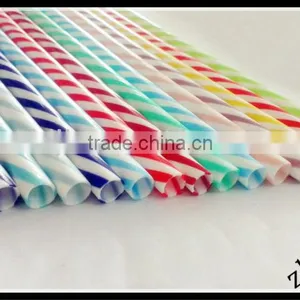 Eco-friendly Striped Plastic Drinking Straw Quality Choice thumbnail-3