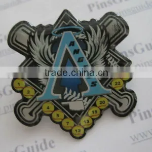4C Offset Printing Stainless Iron Lapel Pin thumbnail-1