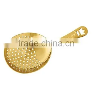 Bartender Premium Copper Plated Julep Cocktail Strainer thumbnail-1