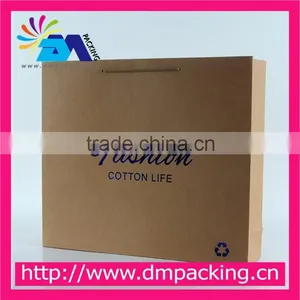 Custom High Quality Kraft Paper Bag for Garment Clothing thumbnail-1