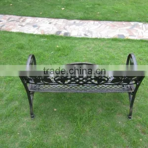 Heavy Duty All Weather Rust Free Cast Iron Outdoor Garden Bench thumbnail-3