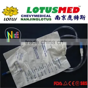 High Quality Disposable Medical Pull-push Urine Bag thumbnail-1