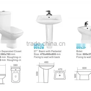 Chaozhou Ceramic Toilet Sanitary Ware Bathroom Toilet Set thumbnail-4