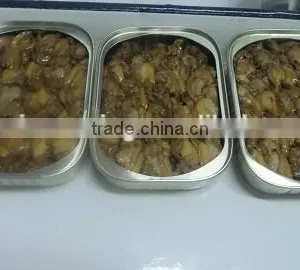 High Quality Canned Smoked Clam in Vegetable Oil thumbnail-3