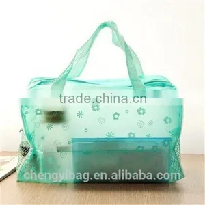 Fashion Women Clear Plastic Tote Bag thumbnail-2