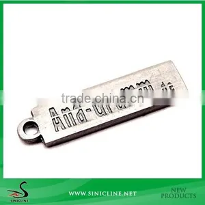 Sinicline Custom Logo Metal Label for Clothing Zipper thumbnail-1