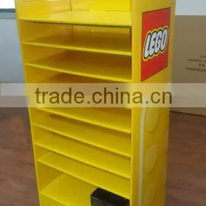 Corrugated Cardboard Floor Tiles Display Racks for Lego Most Popular thumbnail-1