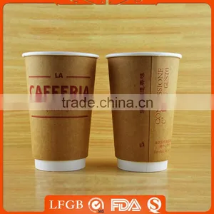 2015 New Product Full Colors Double Wall Paper Coffee Cup Kraft thumbnail-2