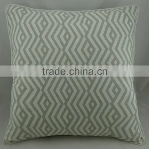 Geometry Printed Cotton Decorative Chair Cushion thumbnail-1