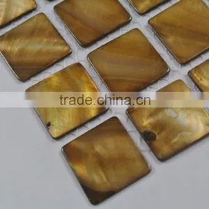 Colored Bronze River Shell Mosaic Tile, Backsplash Tile thumbnail-5