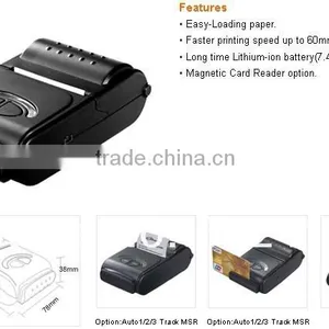 Bizsoft Good Quality!Zonerich AB-320M Mobile Printer for Parcel Delivery Receipts thumbnail-2